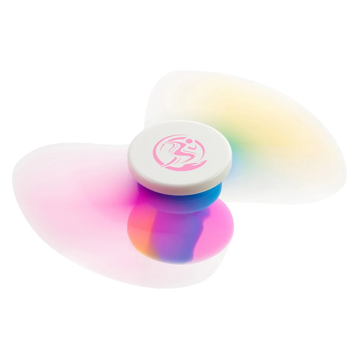 Close-up of the custom Push Pop Propeller's suction cup base