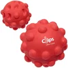 Push Pop Silicone Bounce Ball in Red