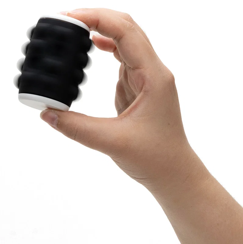 Push Pop fidget spinning top, tactile pops close-up