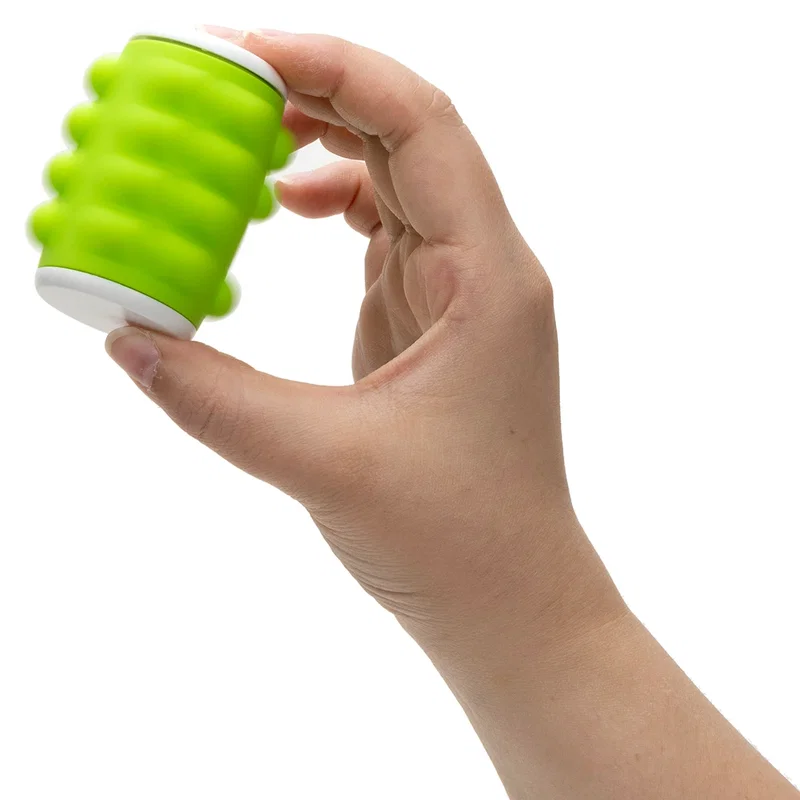 Push Pop spinning top fidget toy, base detail