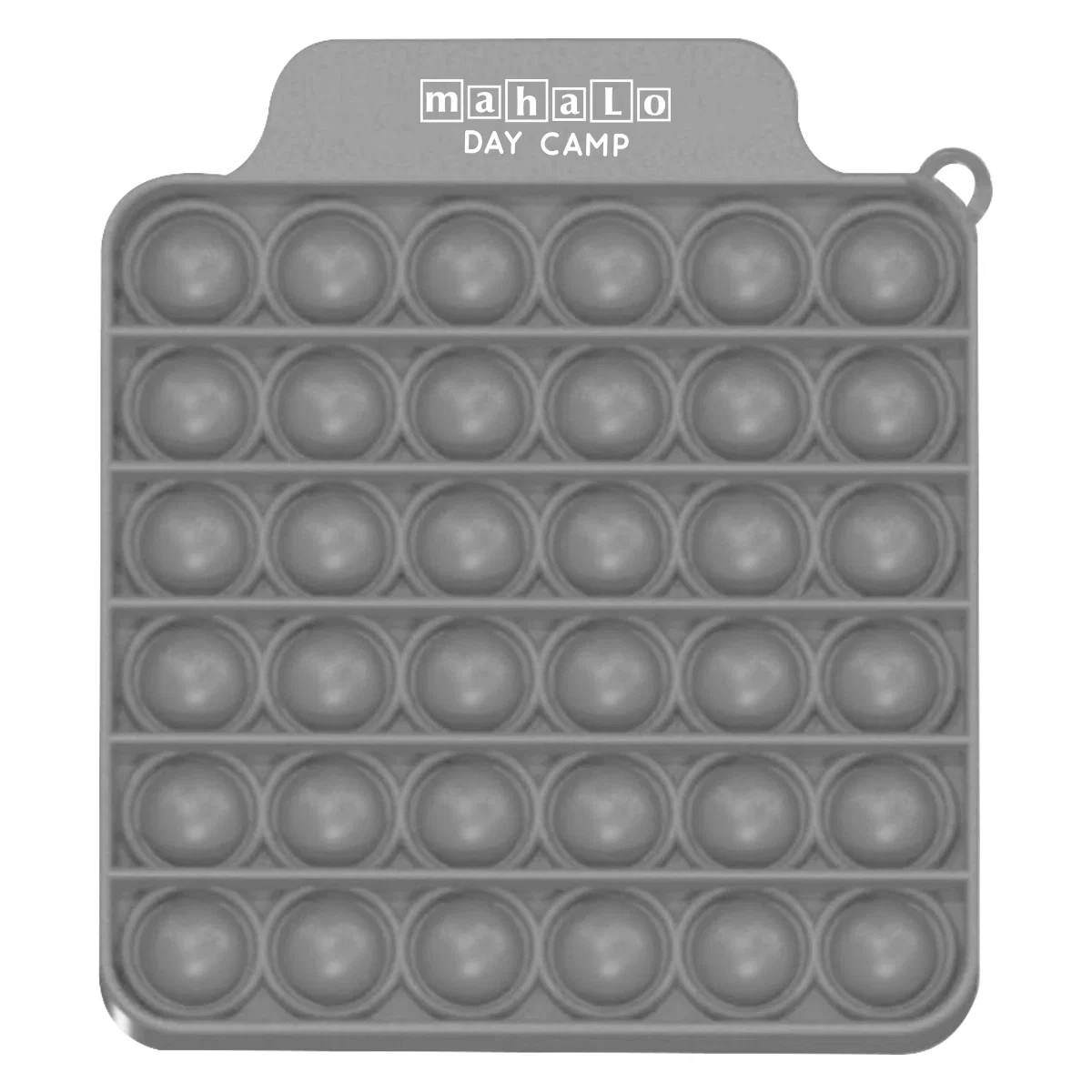 Reverse face showing the popped domes