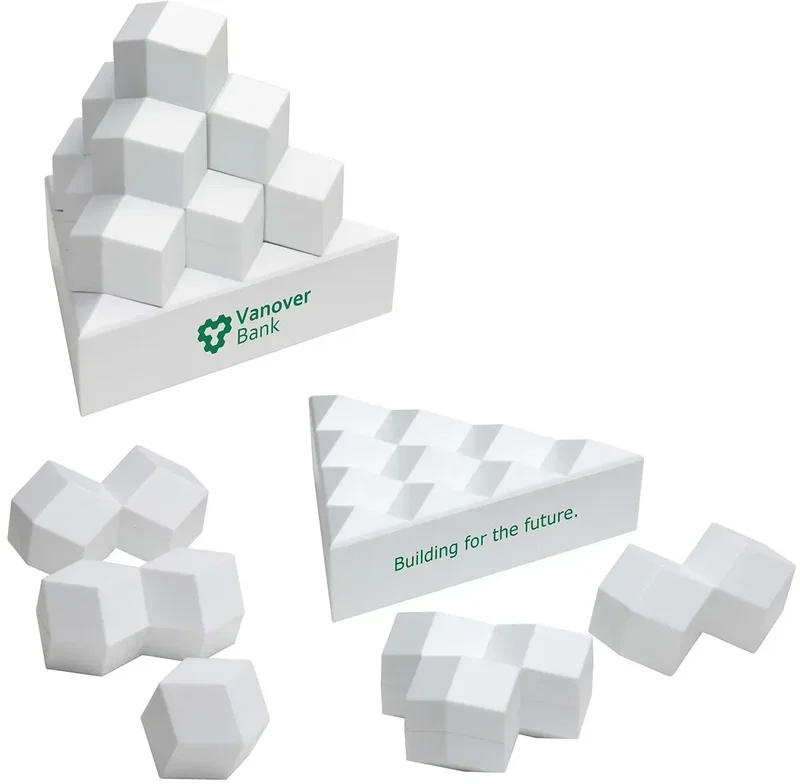 Personalized Pyramid Stack Puzzle Set — view 3