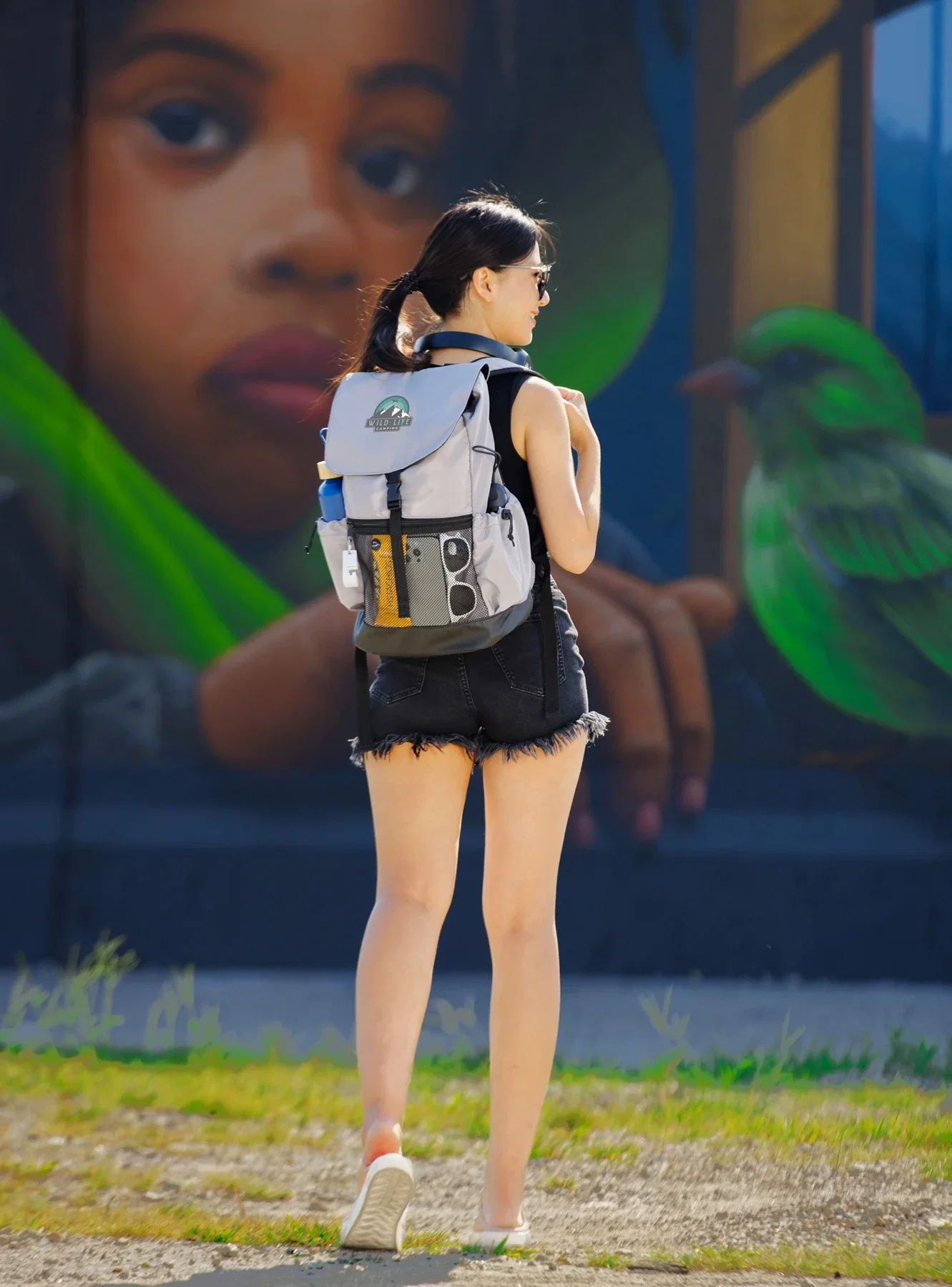 Quantum Urban Backpack being worn