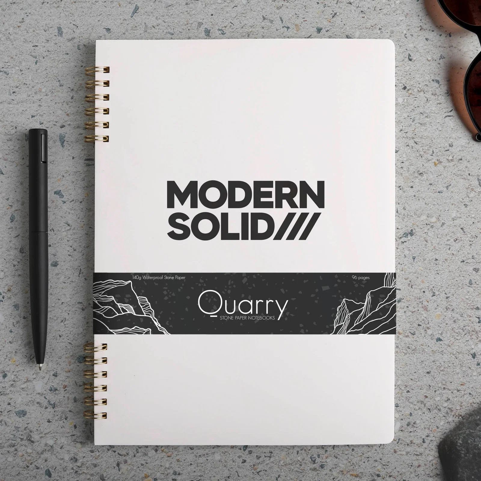 Quarry Stone Paper™ Ring Bound Notebook — view 4
