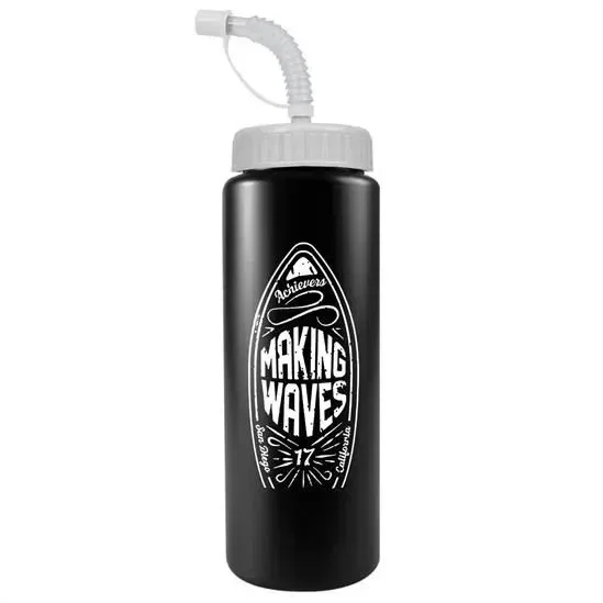Quart Sport Bottle with Straw Lid (32 oz.) — view 10