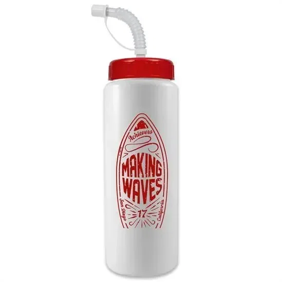 Quart Sport Bottle with Straw Lid (32 oz.) — view 13