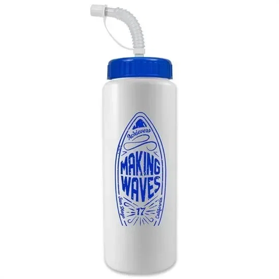 Quart Sport Bottle with Straw Lid (32 oz.) — view 17