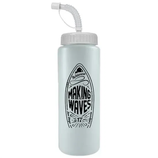 Quart Sport Bottle with Straw Lid (32 oz.) — view 20