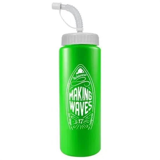 Quart Sport Bottle with Straw Lid (32 oz.) — view 24