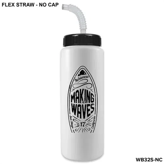 Quart Sport Bottle with Straw Lid (32 oz.) — view 25