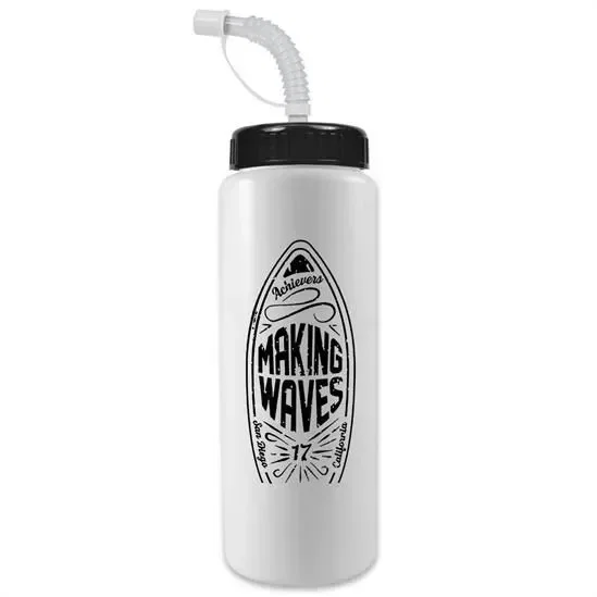 Quart Sport Bottle with Straw Lid (32 oz.) — view 26