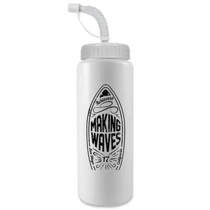Quart Sport Bottle with Straw Lid (32 oz.)