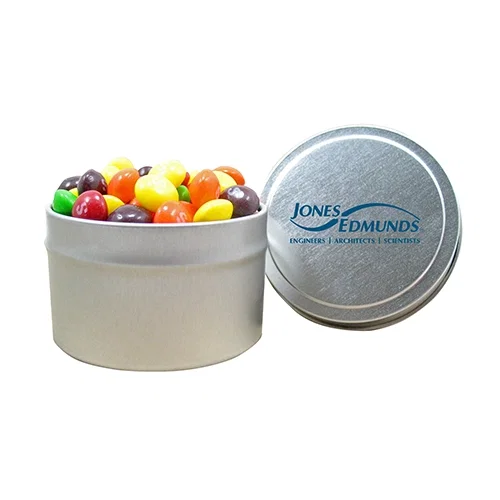 Quarter Capacity Round Tin Container — view 8