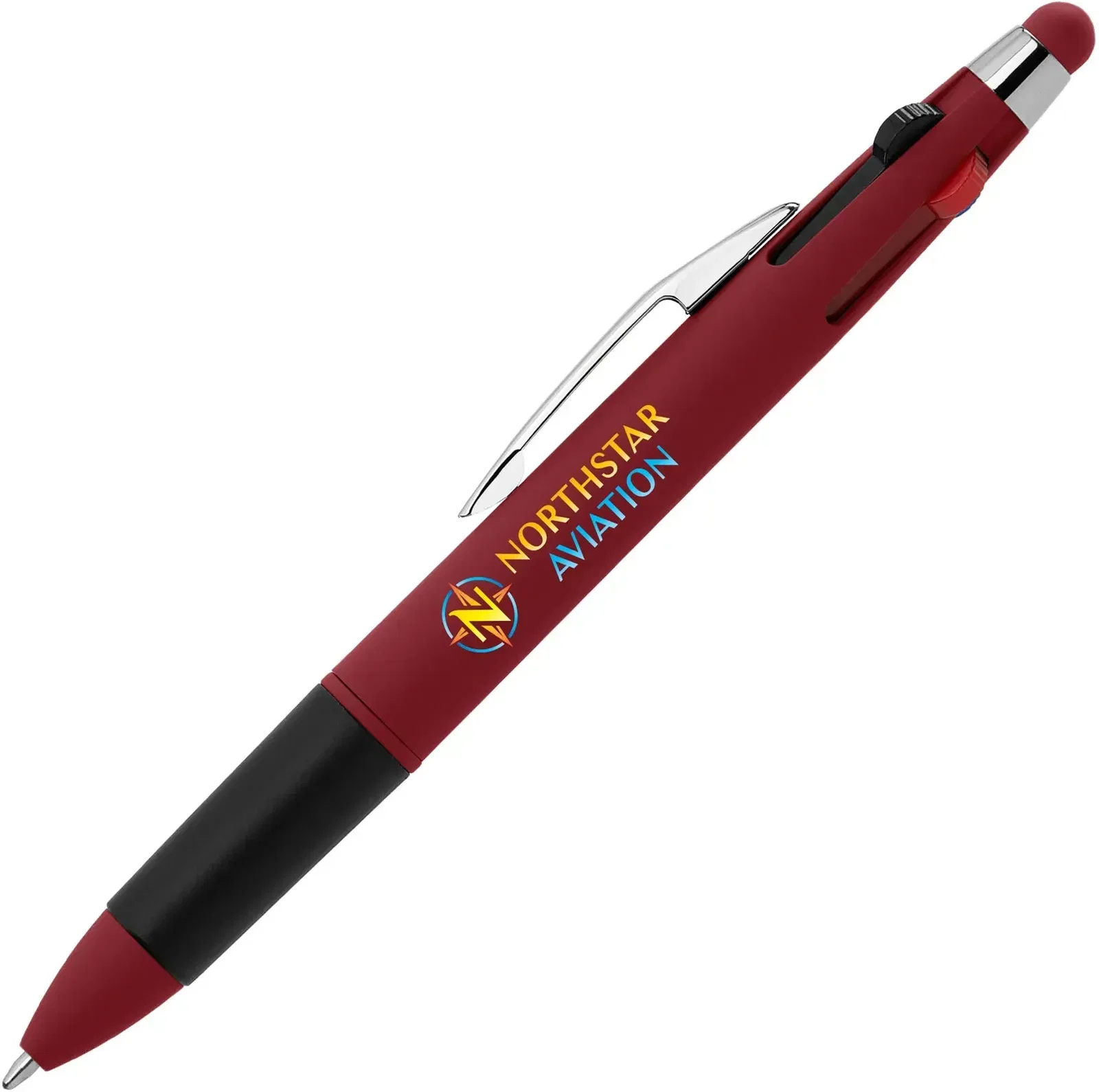 Quattro Softy Brights Multi Ink Pen w/ Stylus  — view 4