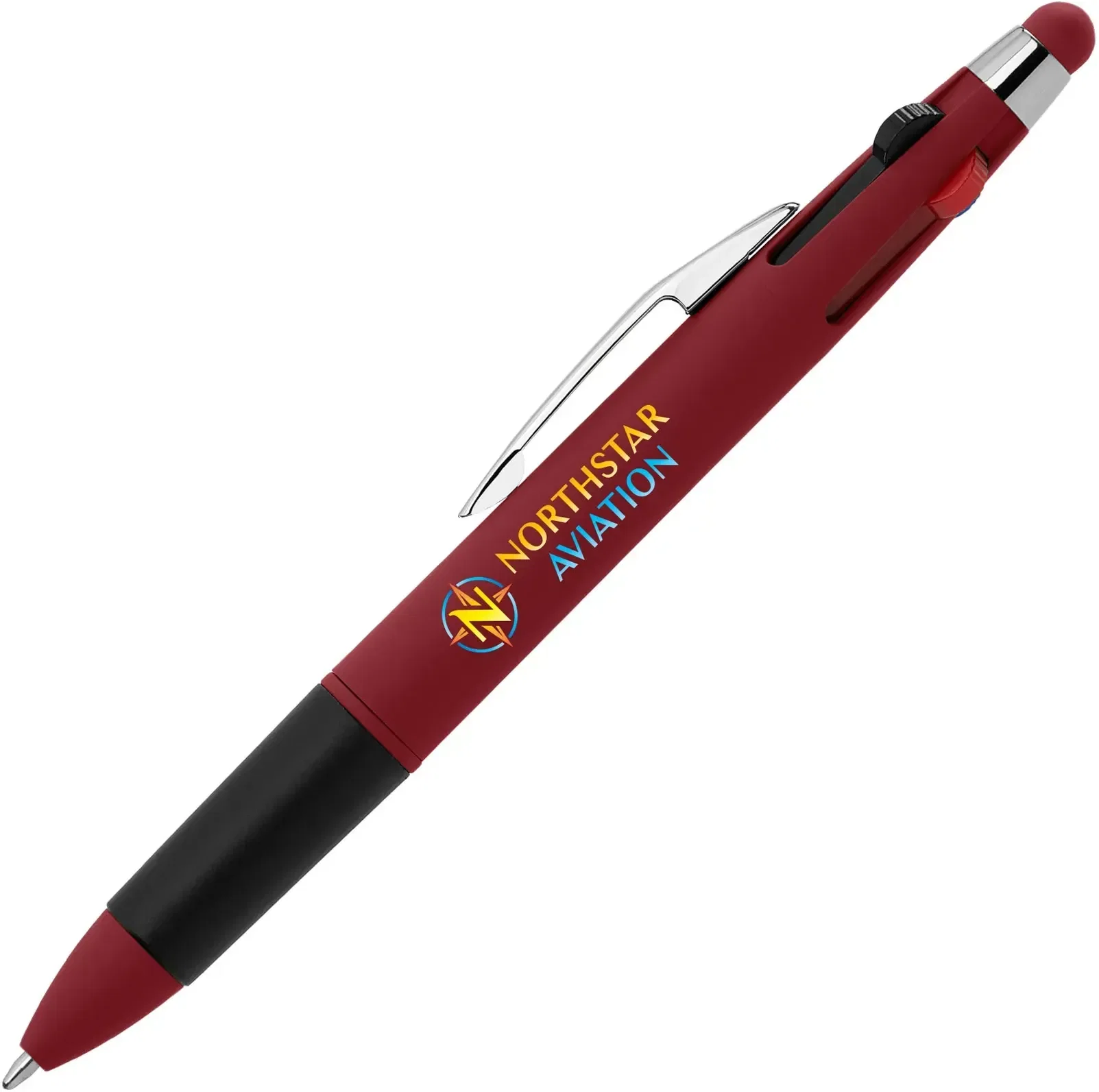 Quattro Softy Brights Multi Ink Pen w/ Stylus  — view 4