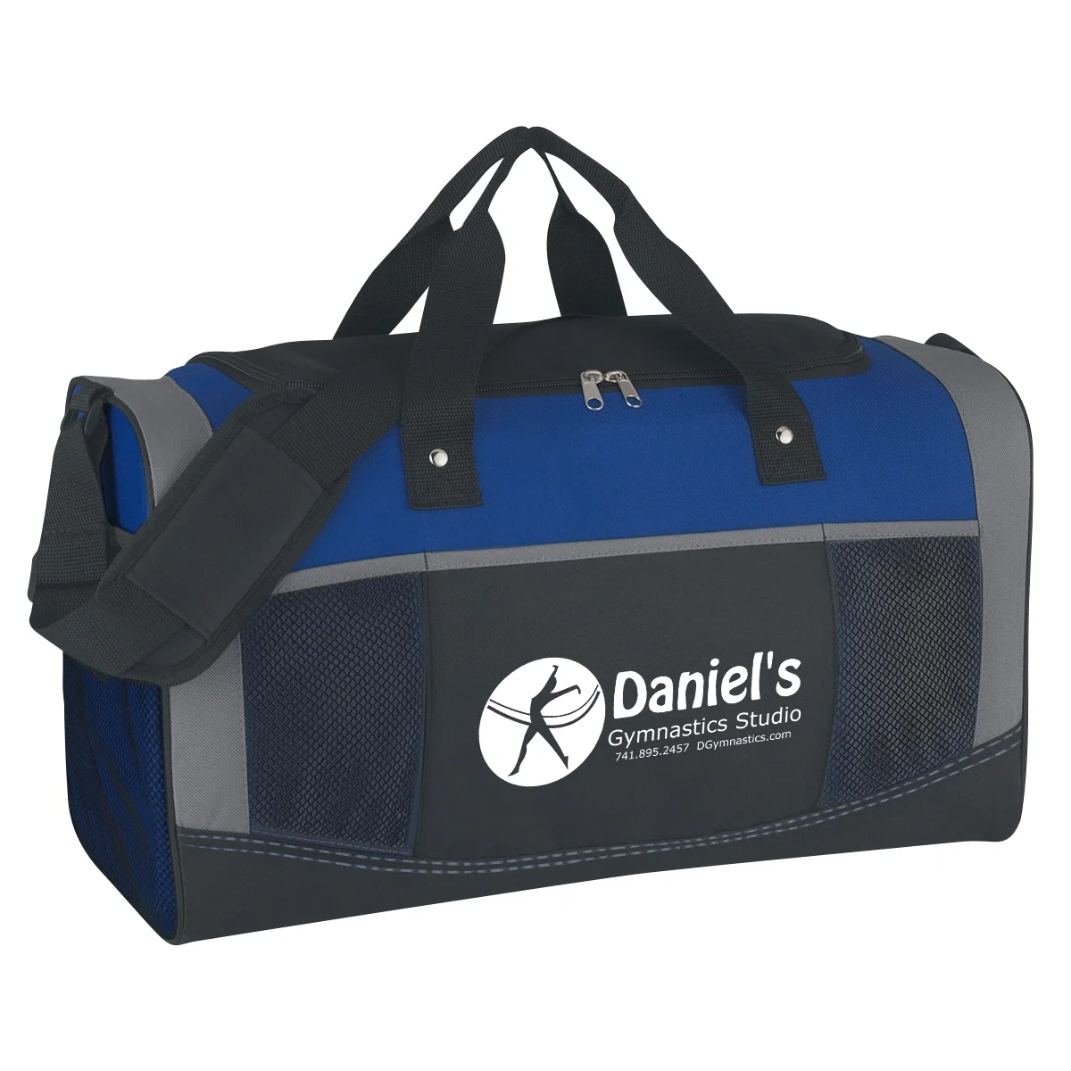 Adjustable shoulder strap clipped to the end panel