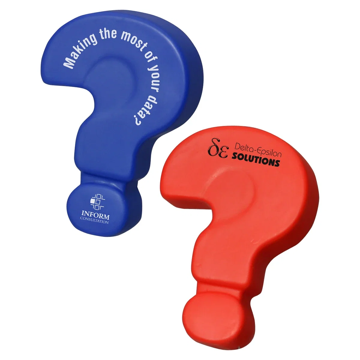 Question mark shaped polyurethane stress reliever