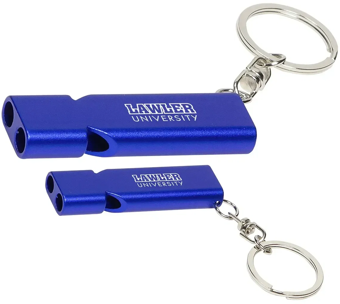 Branded promotional Quick-Alert safety whistle color option with logo imprint