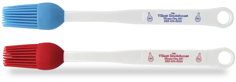 Quick'n Slick Silicone Basting Brush. Silicone basting brush with heat-resistant bristles for grill giveaways