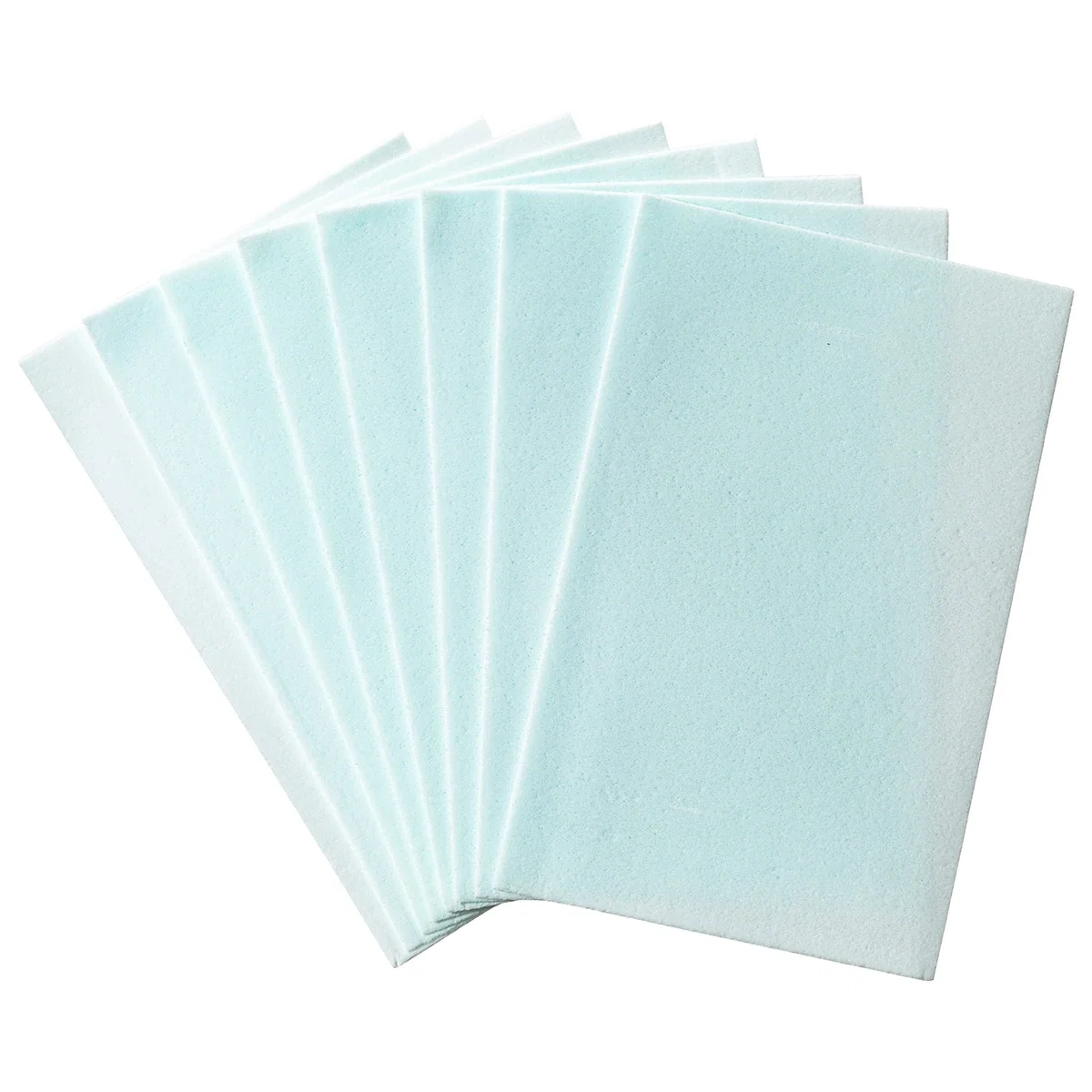 Close-up of the Quick Wash Laundry Detergent Sheets' imprint area