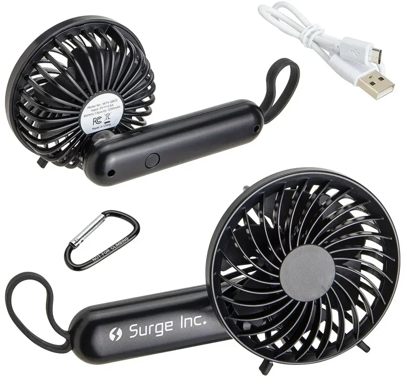 Branded Carabiner Hand Fan — view 6