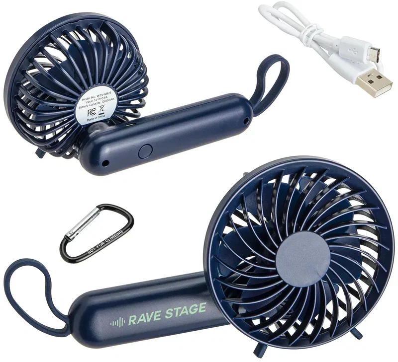 Branded Carabiner Hand Fan — view 8
