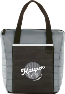 Insulated Quilted Lunch Cooler (12-Can Capacity)