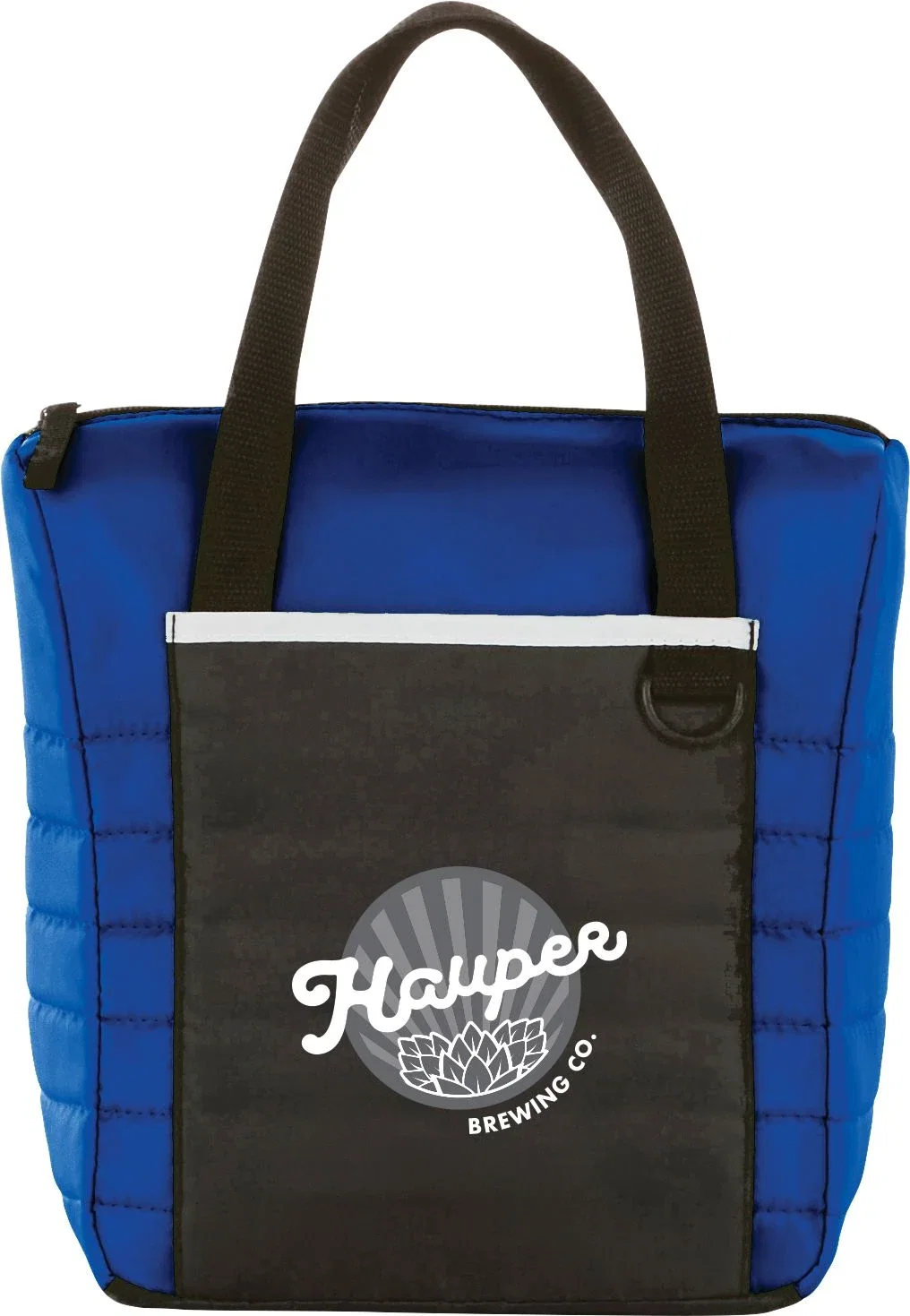 Custom Insulated Quilted Lunch Cooler (12-Can Capacity) — view 8