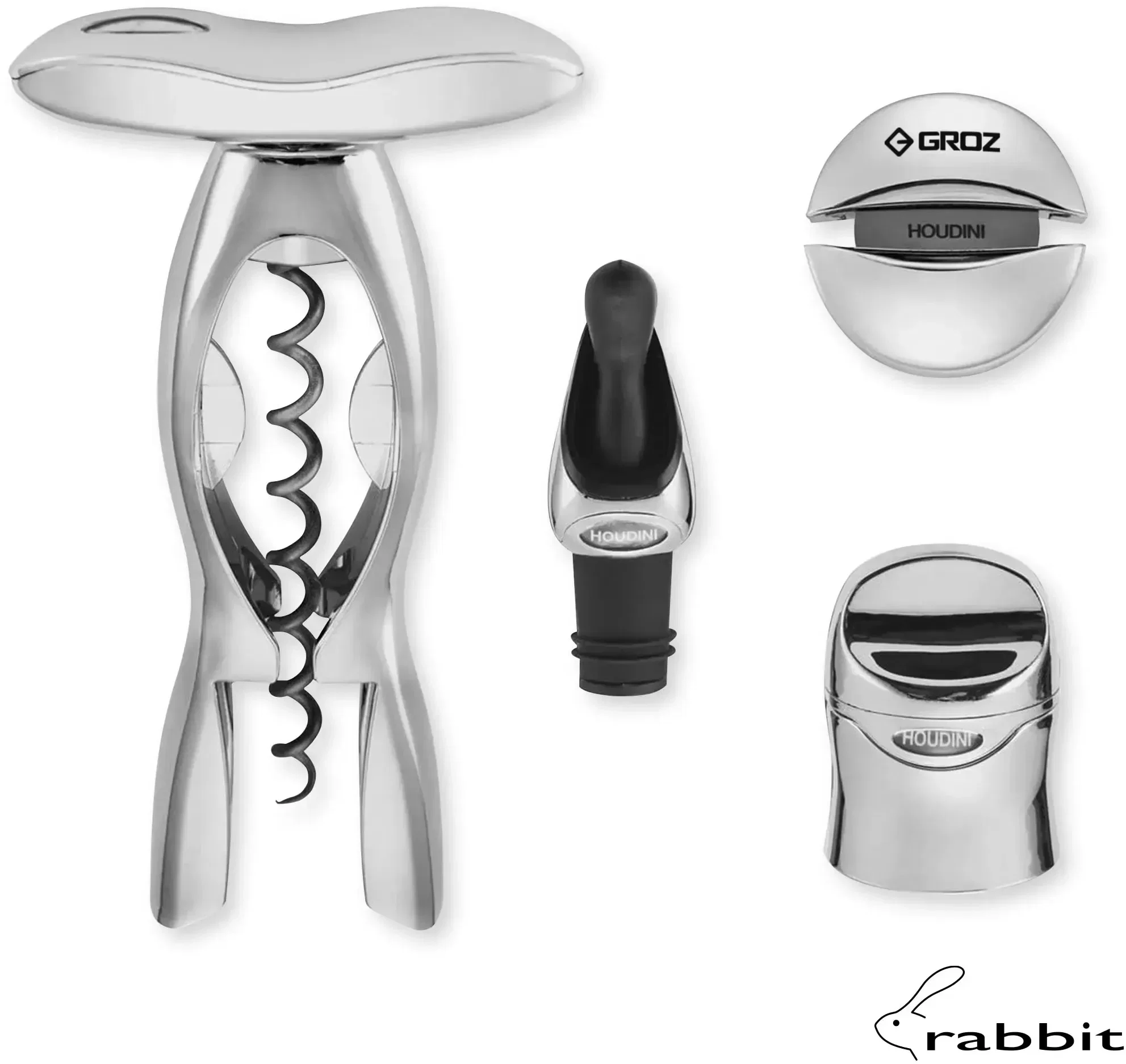rabbit®Delux 4-PC Wine Tool Kit — view 3