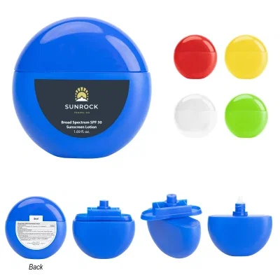 Flip cap on the compact recycled plastic lotion case