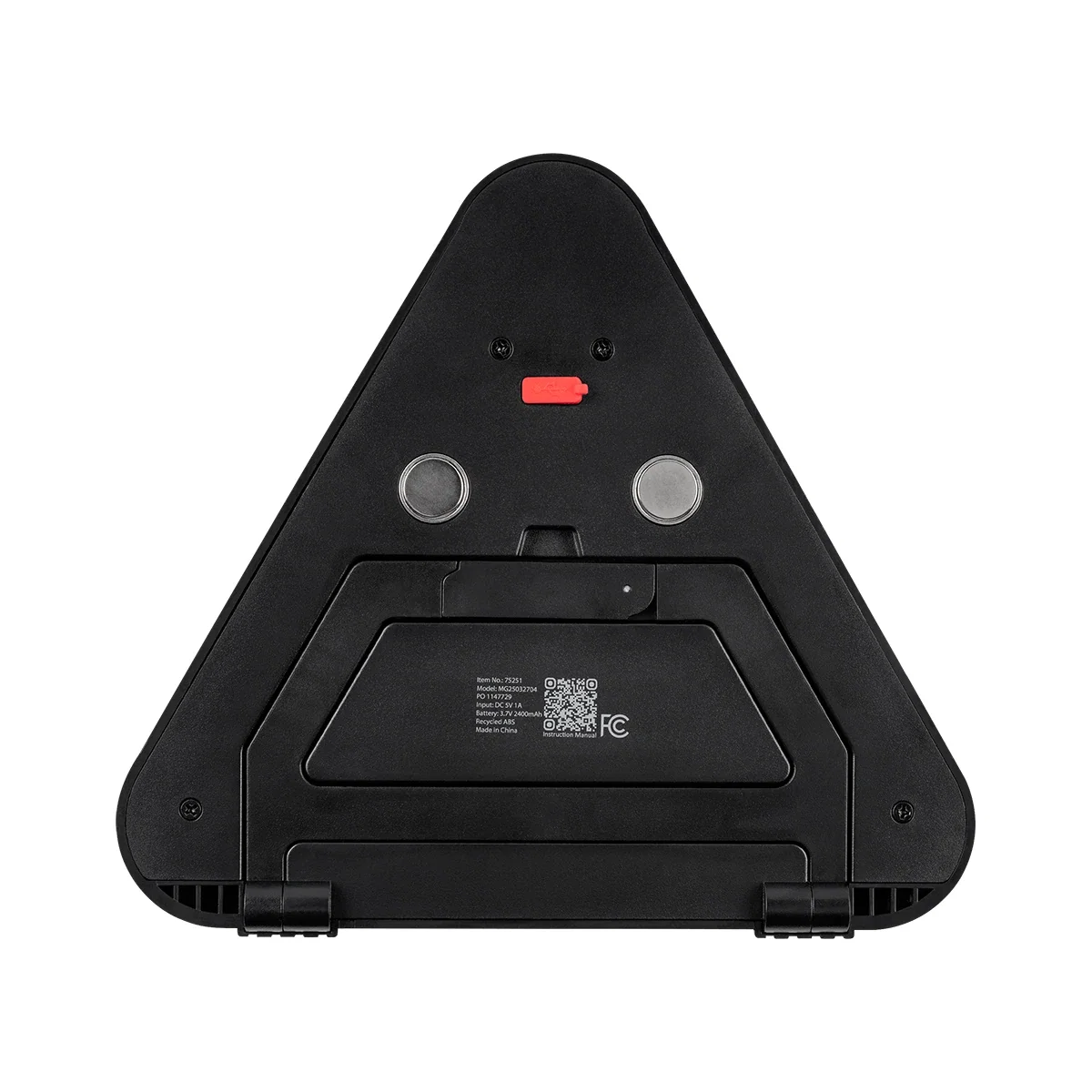 Compact body measuring just over an inch thick