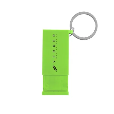 Lime green option opened into stand position