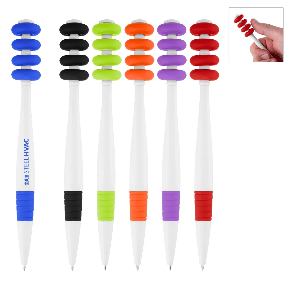 Pen that doubles as a fidget toy while writing