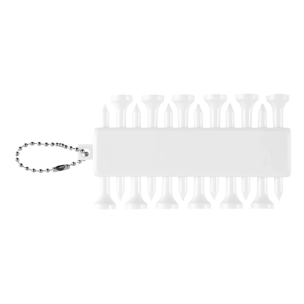 Clip and ring detail at one end