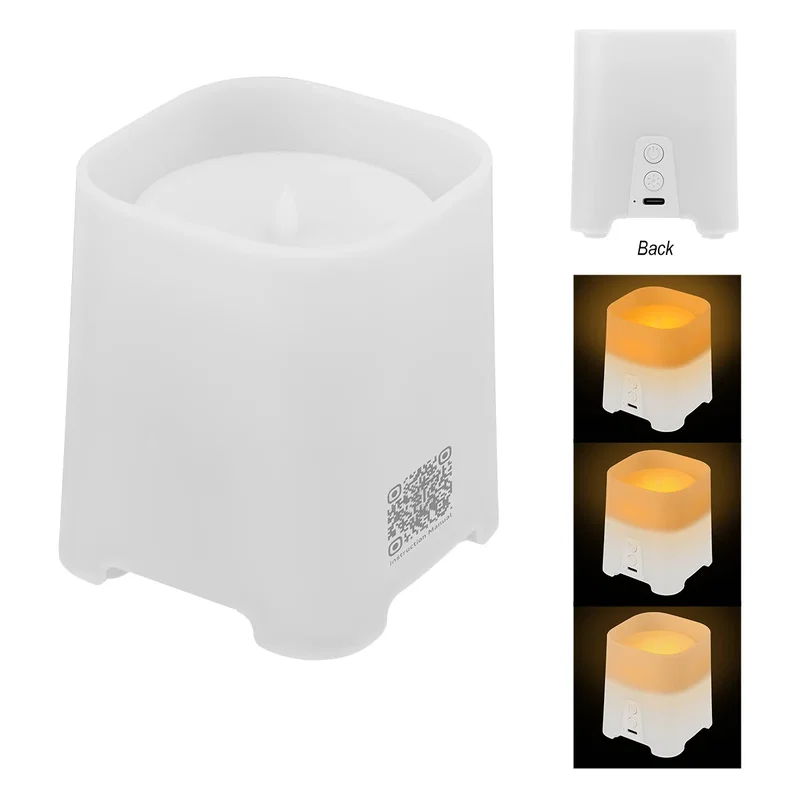 Compact size shown at under four inches tall on a table