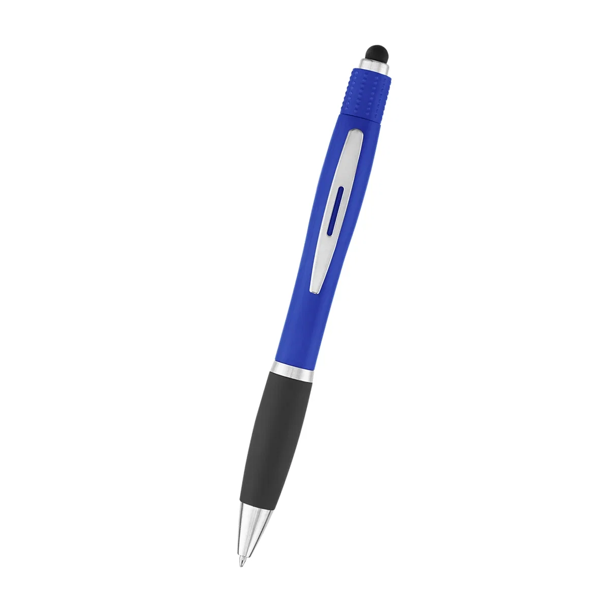 Angled view of the two-tone pen body