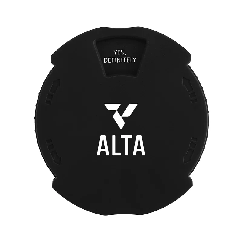 Reverse side of the round novelty toy