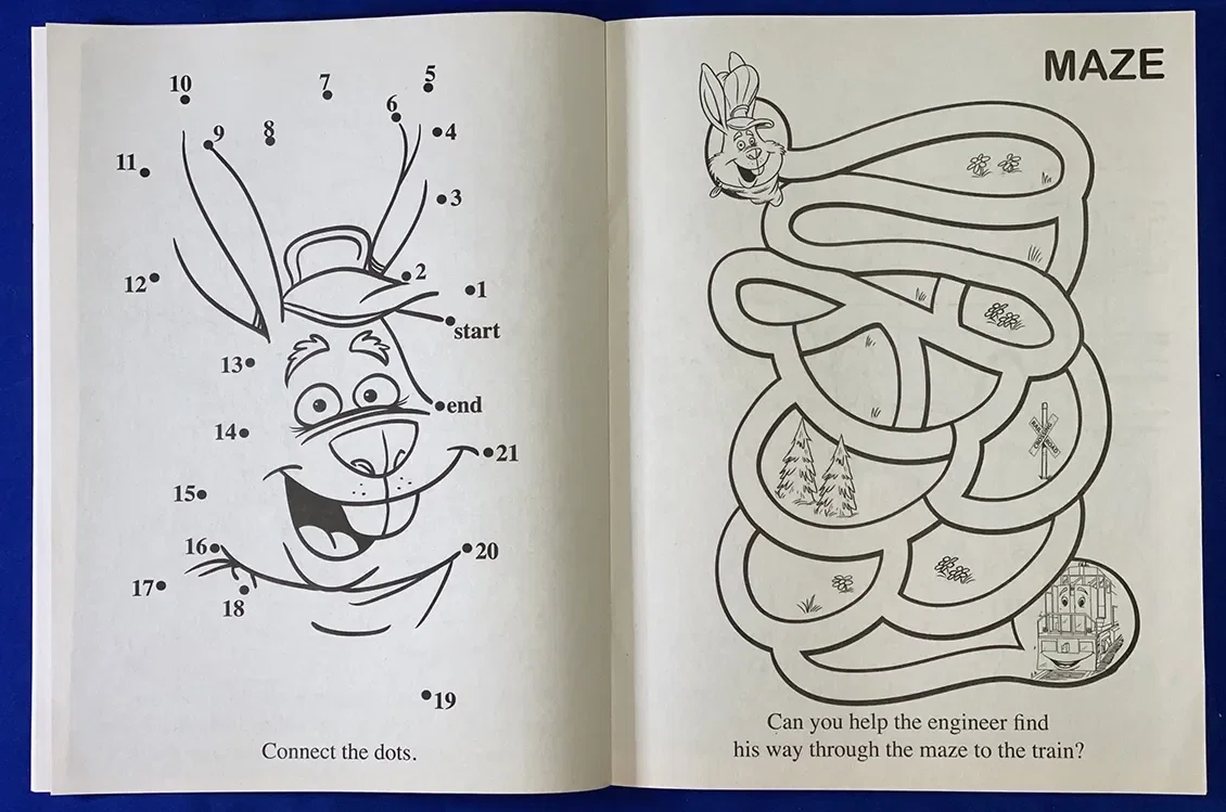 Railroad Safety Coloring Book — view 2