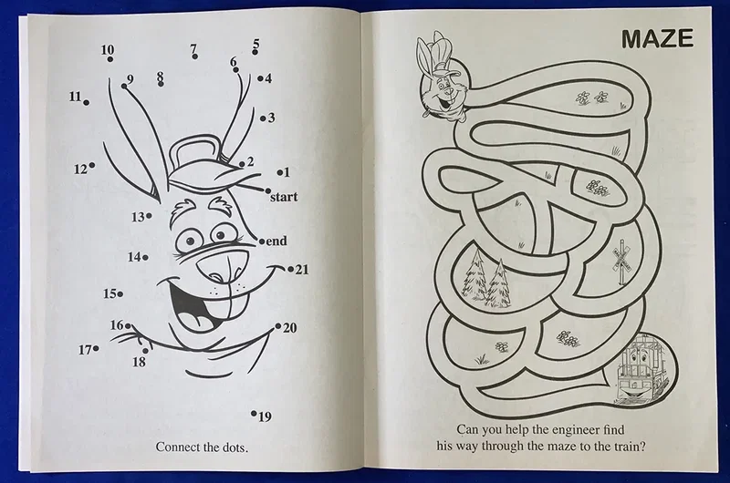 Railroad Safety Coloring Book — view 2