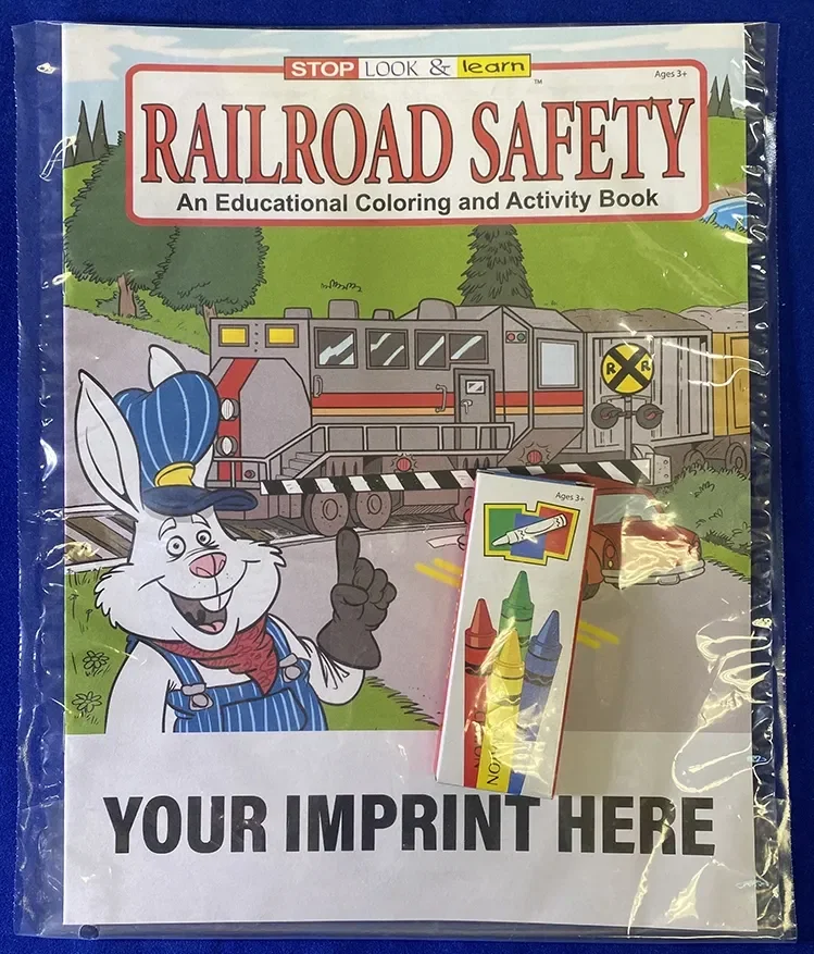 Railroad Safety Coloring Book — view 3
