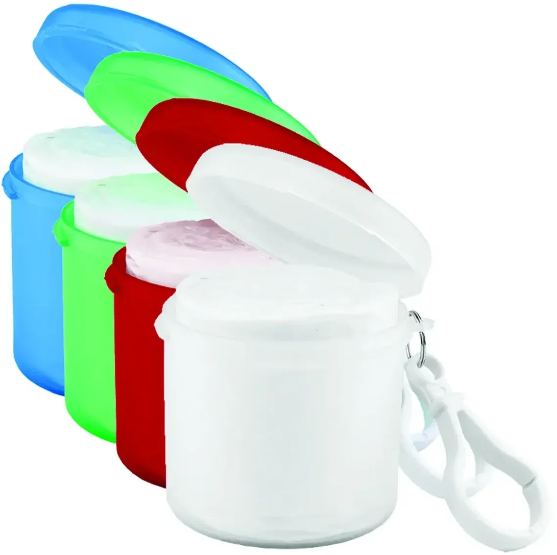 Rain Poncho with Case. Reusable rain poncho with clip-on case for outdoor event giveaways, view 2