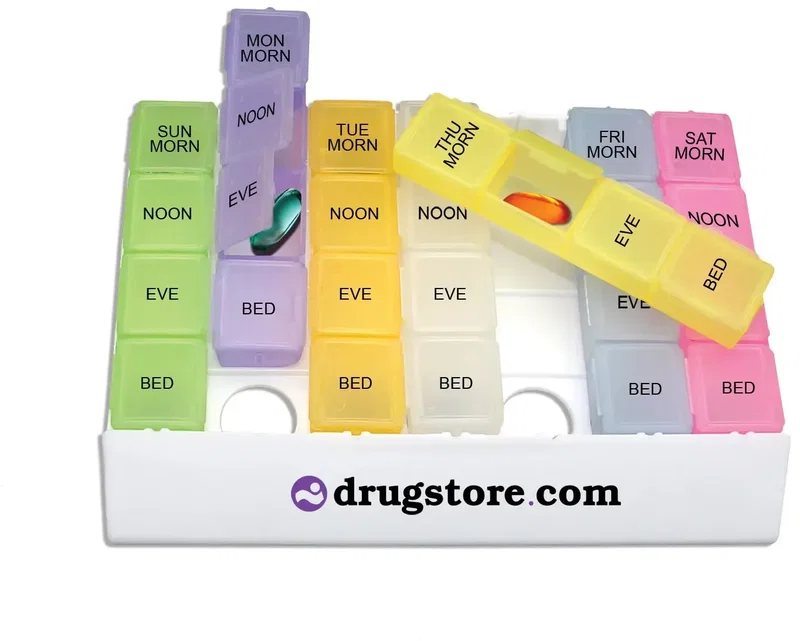 Rainbow 24/7 Medicine Tray Organizer — view 2