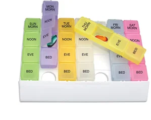 24/7 Weekly Medicine Tray Organizers — Standard, Jumbo & Rainbow