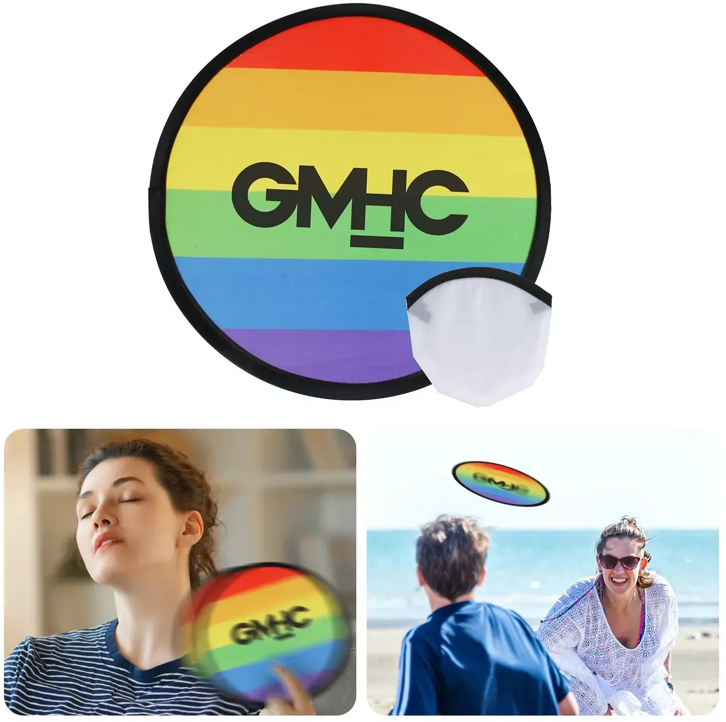 Personalized Rainbow Flyer in use
