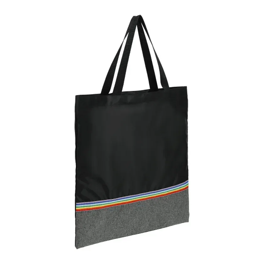 Rainbow RPET Convention Tote — view 2