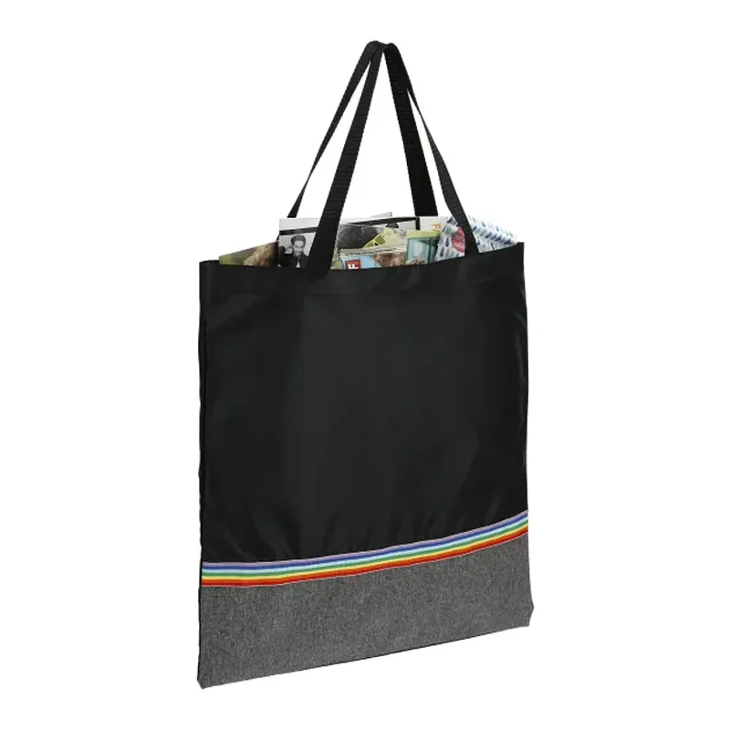 Rainbow RPET Convention Tote — view 3