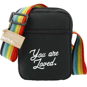 Rainbow RPET Crossbody Tote Bag