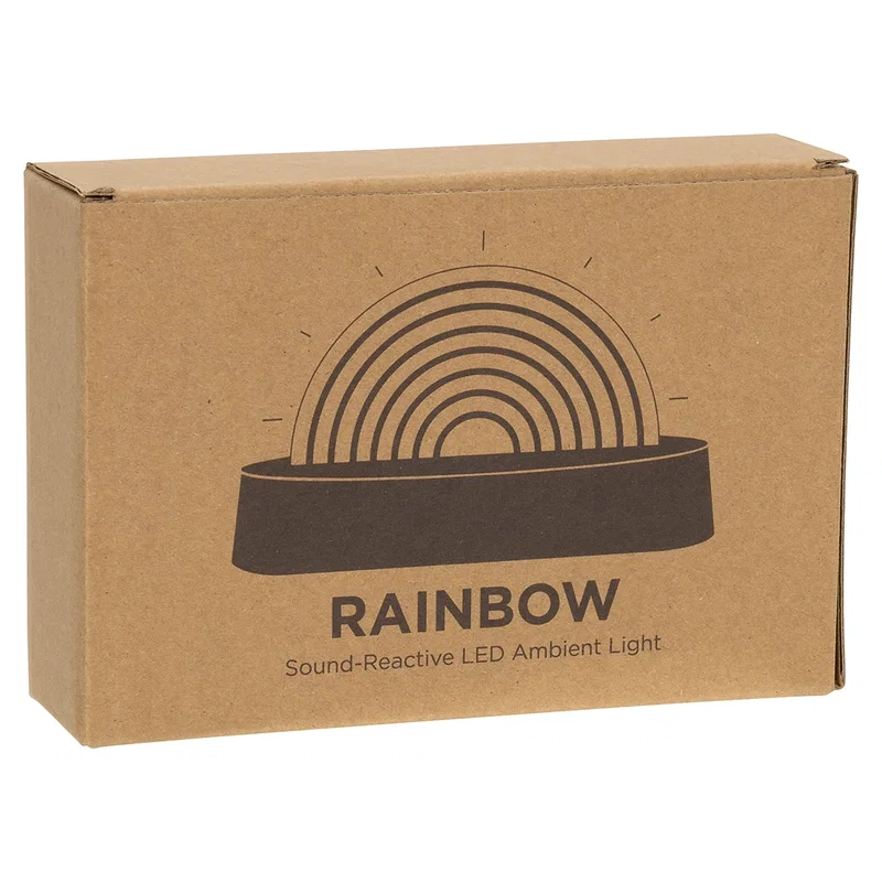 Retail packaging box for the Rainbow Sound-Reactive LED Ambient Light