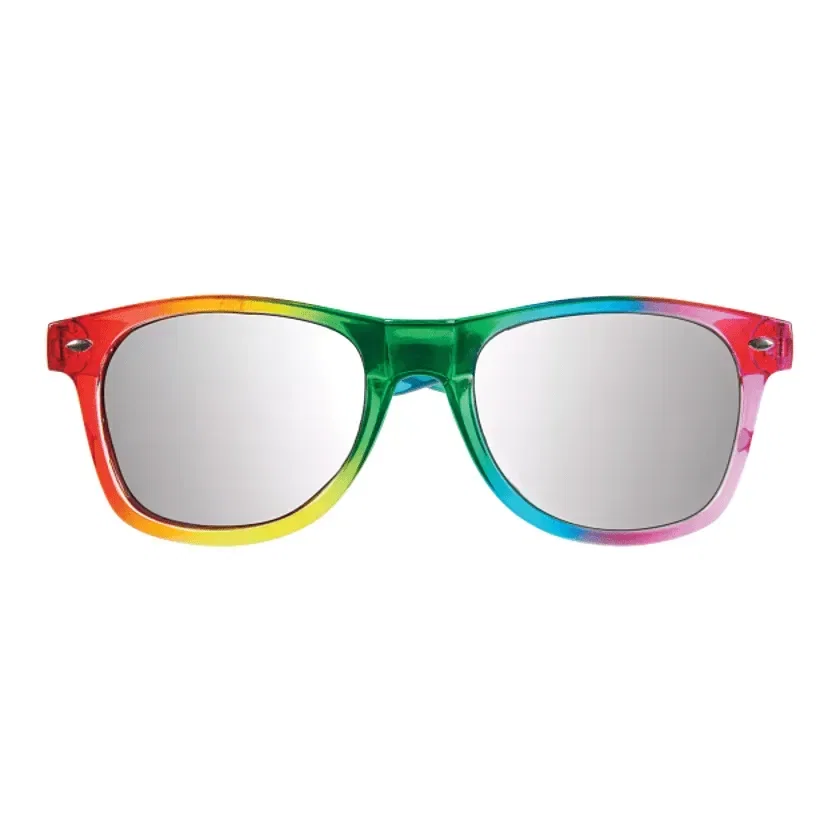 Custom Rainbow Sun Ray Sunglasses - UV 400 Protection — view 3