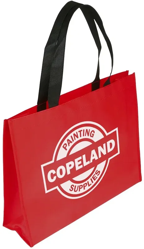 Custom Raindance XL Water Resistant Coated Tote Bag — view 6
